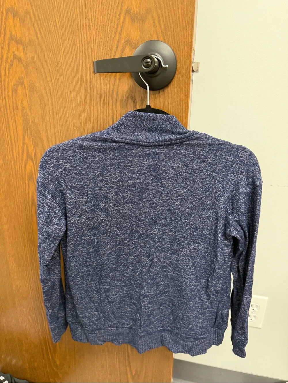 GAP Heathered Navy Open-Front Women's Cardigan
